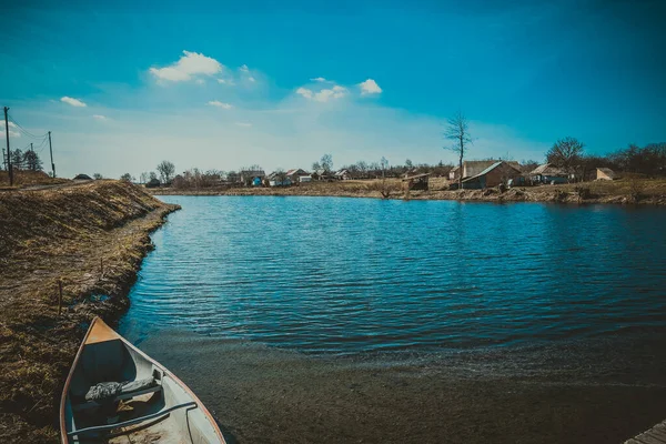 Gölde Alabalık Avı — Stok fotoğraf