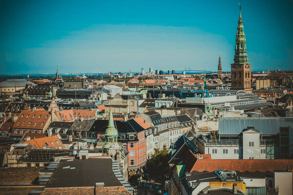 Копенгаген, Дания, Скандинавия. Прекрасный летний день