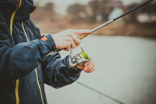 Pike Fishing Lake Fishing Recreation — Stock Photo, Image