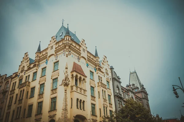 Hermosas Calles Arquitectura Otoño Praga —  Fotos de Stock