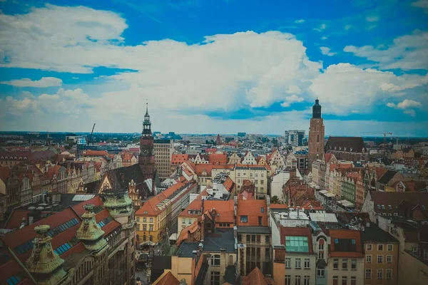Streets Magnificent Wroclaw Travel Background — Stockfoto