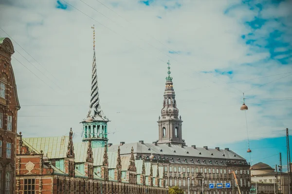 Hermosas Calles Copenhague Viajes Fondo — Foto de Stock