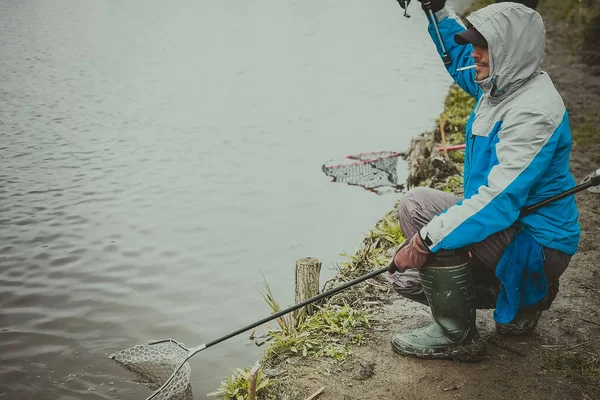 Pesca Deporte Recreación Fondo —  Fotos de Stock