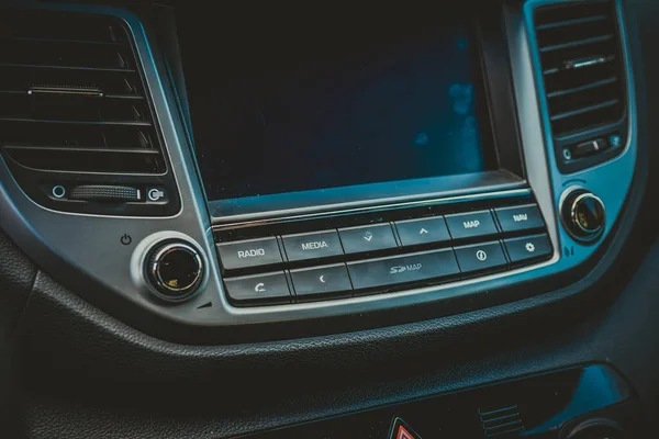 Modern Car Interior Background — Stock Photo, Image