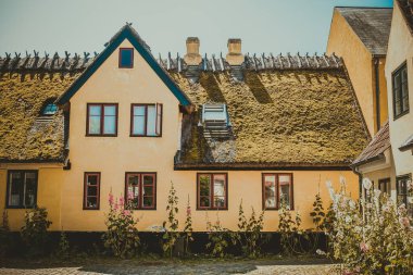 Güzel, pitoresk Danimarka köyü