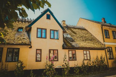 Güzel, pitoresk Danimarka köyü