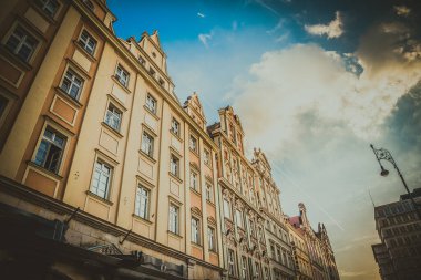 Wroclaw 'ın muhteşem, güzel sokakları