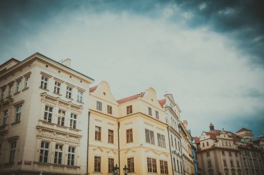 Güz Prag 'ın güzel sokakları ve mimarisi
