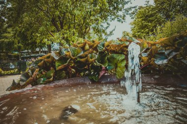 Kopenhag 'daki güzel yeşil park