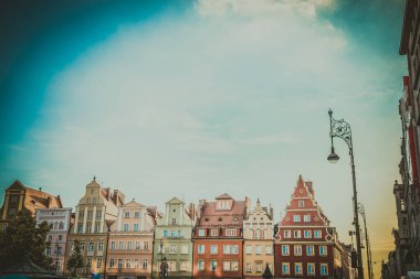 Wroclaw 'ın muhteşem, güzel sokakları