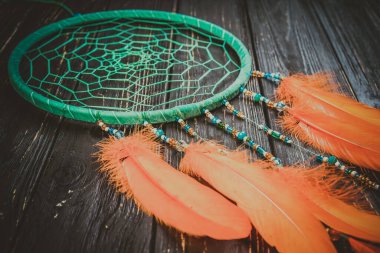 Ahşap sanat arka planında düş kapanı