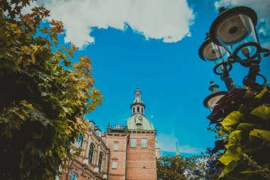 Kopenhag 'daki güzel yeşil park