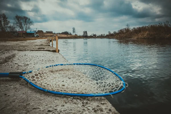 Rybaření Sportovní Rekreace Pozadí — Stock fotografie