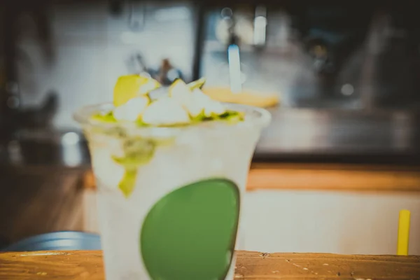 Mojito Machen Café Hintergrund — Stockfoto