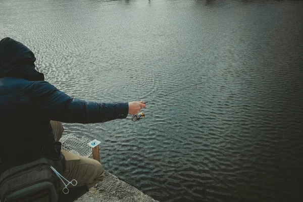 Pesca Esporte Recreação Fundo — Fotografia de Stock