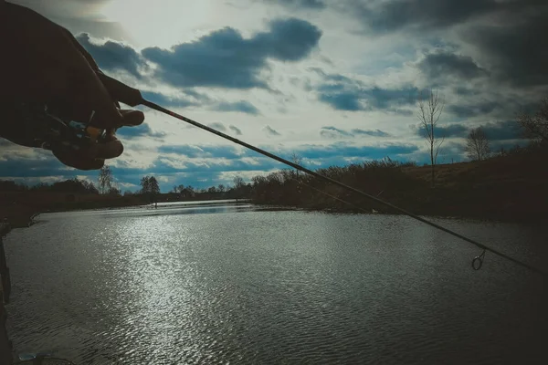 Pesca Sport Ricreazione Sfondo — Foto Stock