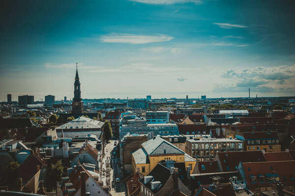 Copenhagen City, Denmark, Scandinavia. Beautiful summer day