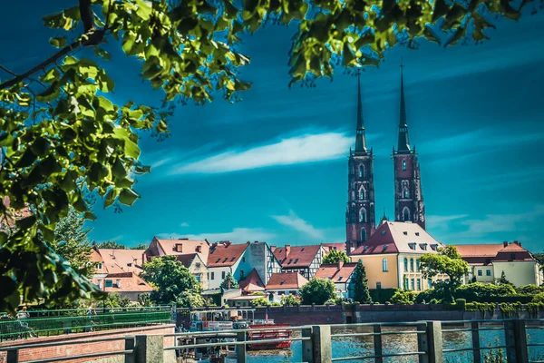 Maravillosa Arquitectura Iglesias Wroclaw —  Fotos de Stock