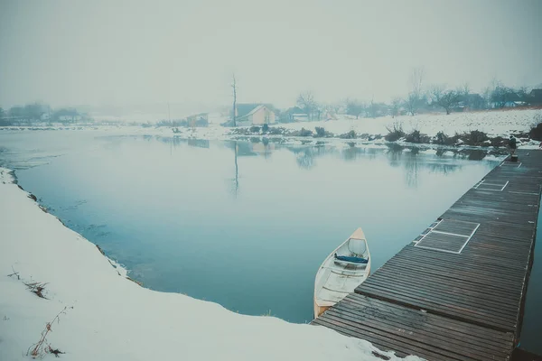 Gäddfiske Sjön — Stockfoto