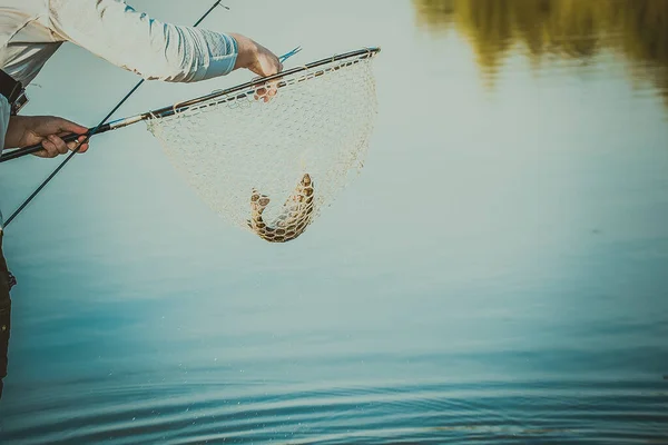 Halászati Torna Rekreációs Jellege Háttér — Stock Fotó