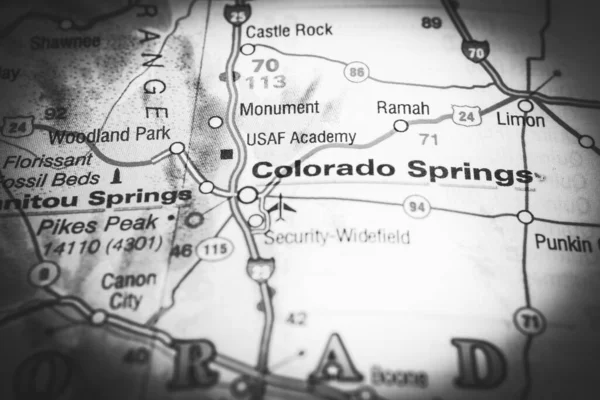 Colorado Usa Mapa Fondo Viaje —  Fotos de Stock