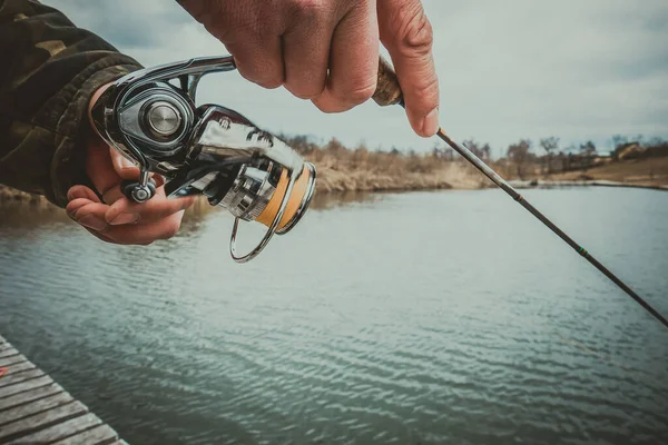 Pesca Deporte Recreación Fondo —  Fotos de Stock