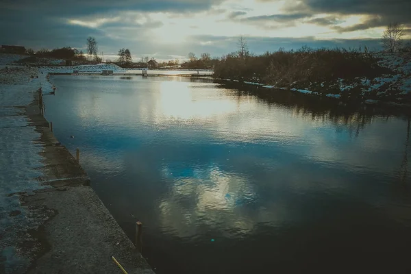 Hechtangeln Auf Dem See Freizeitfischerei — Stockfoto