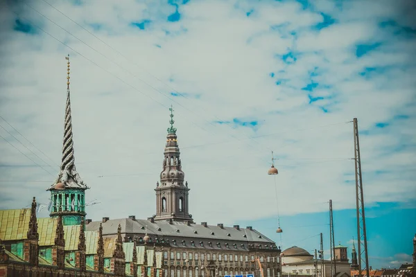 コペンハーゲンの美しい街旅行の背景 — ストック写真