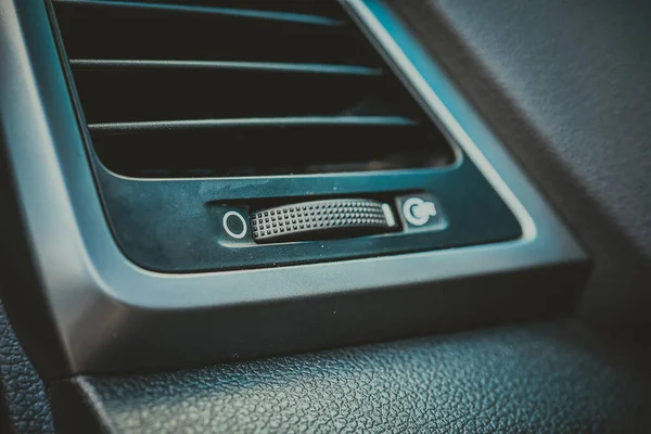 Interno Una Macchina Moderna Contesto Sul Tema Delle Automobili — Foto Stock