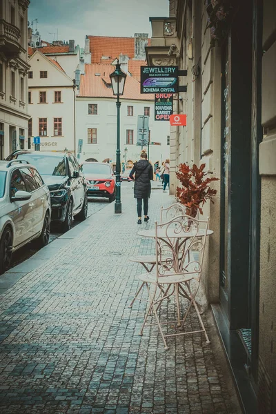 Hermosas Calles Arquitectura Otoño Praga — Foto de Stock