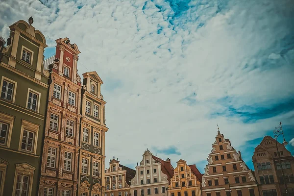 Streets Squares Ancient European City — Stock Photo, Image