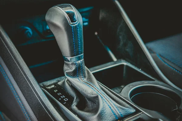 Interior Carro Moderno Antecedentes Sobre Tema Dos Carros — Fotografia de Stock