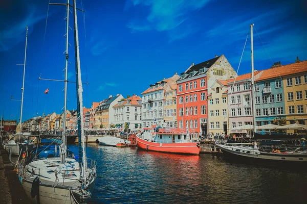 Strade Attrazioni Copenaghen Viaggio Copenaghen — Foto Stock