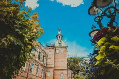 Kopenhag 'daki güzel yeşil park