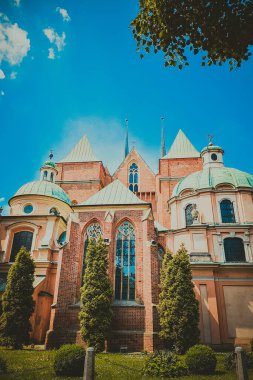 Muhteşem Wroclaw sokakları, seyahat arka planı