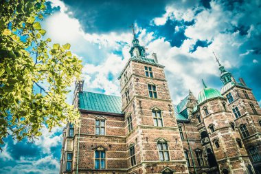 Kopenhag 'daki Güzel Rosenborg Kalesi
