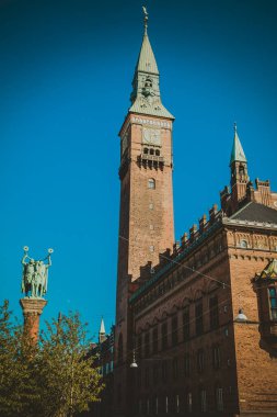 Kopenhag Şehri, Danimarka, İskandinavya. Güzel bir yaz günü