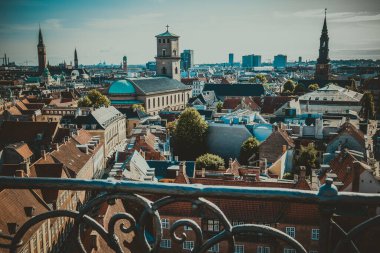 Kopenhag Şehri, Danimarka, İskandinavya. Güzel bir yaz günü