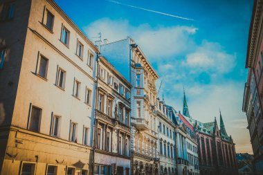Wroclaw 'ın muhteşem, güzel sokakları
