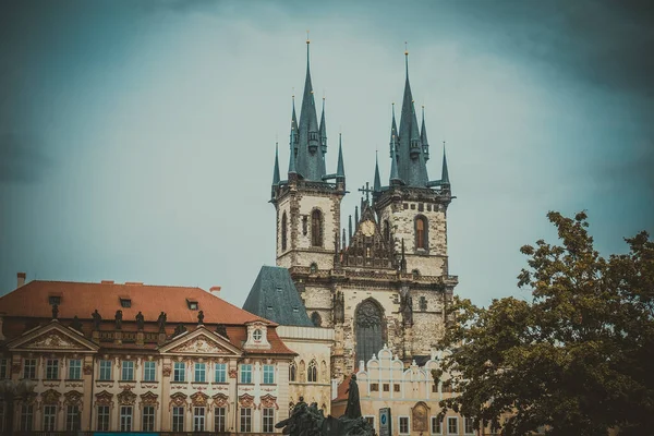 Hermosas Calles Arquitectura Otoño Praga — Foto de Stock