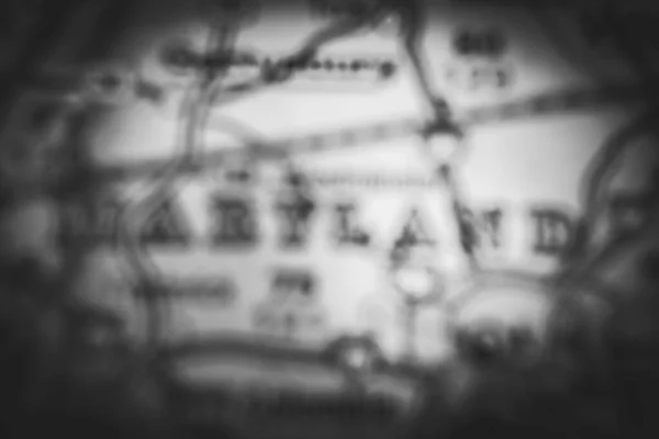 Maryland Auf Der Karte — Stockfoto