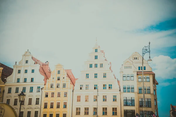 Hermoso Pintoresco Centro Wroclaw — Foto de Stock