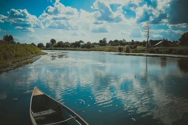 Pesca Lúcio Lago Recreação Pesca — Fotografia de Stock