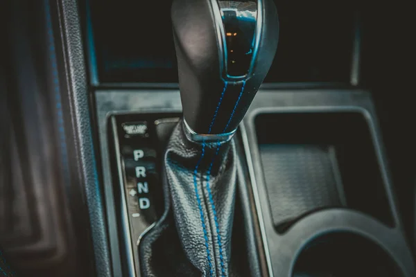 Egy Modern Autó Belseje Személygépkocsik Témájának Háttere — Stock Fotó