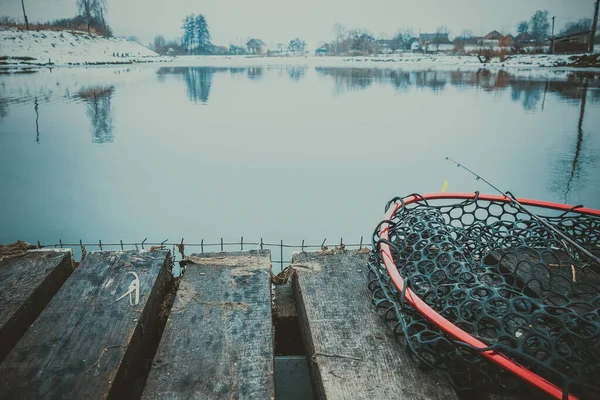 Rybaření Sportovní Rekreace Pozadí — Stock fotografie