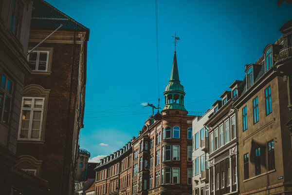 Copenhagen City, Denmark, Scandinavia. Beautiful summer day
