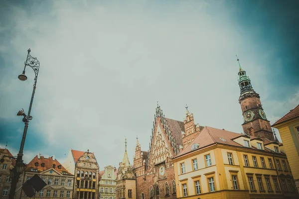 Wroclaw Polonia Junio 2019 Wroclaw Casas Calles Ciudad Wroclaw Paisaje — Foto de Stock