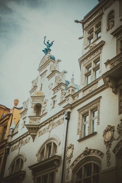 Beautiful Streets Architecture Autumn Prague — Stock Photo, Image