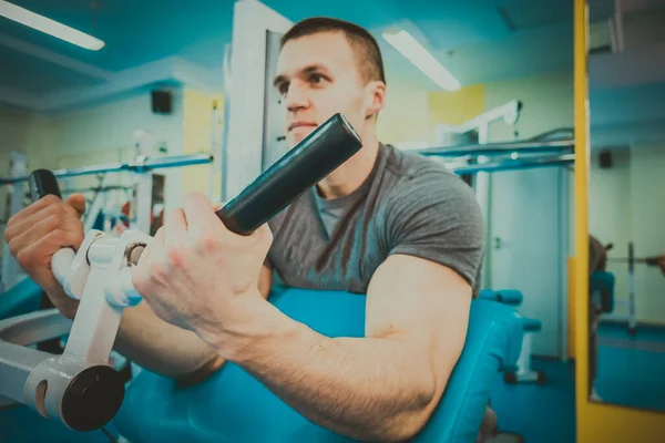 Man Goes Sports Gym — Stock Photo, Image