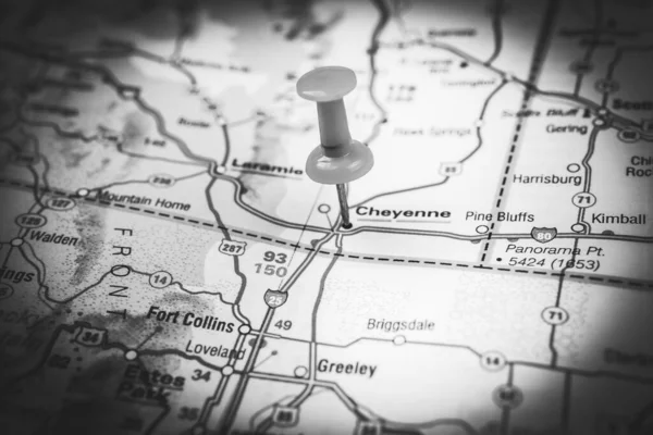 Cheenne Mapa —  Fotos de Stock
